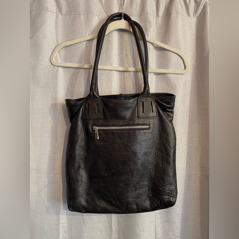 FIRENZE:  genuine, Black Leather made in Italy